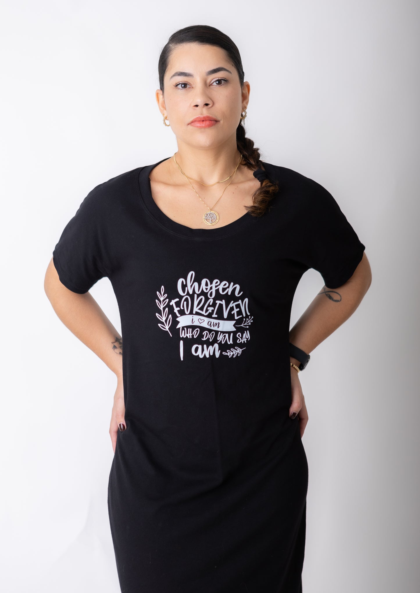 Vestido Longo Casual Feminino