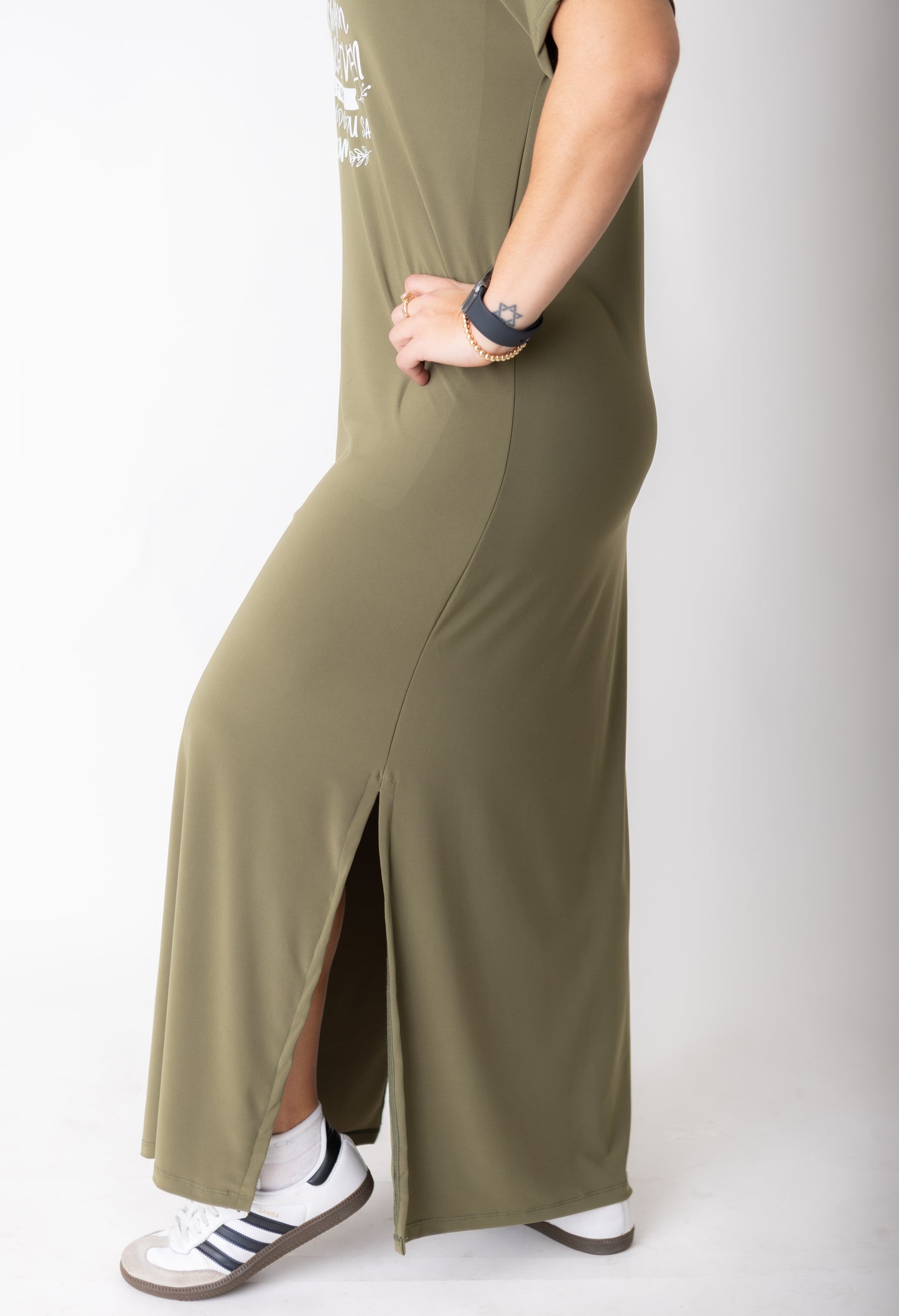 Vestido Longo Casual Feminino