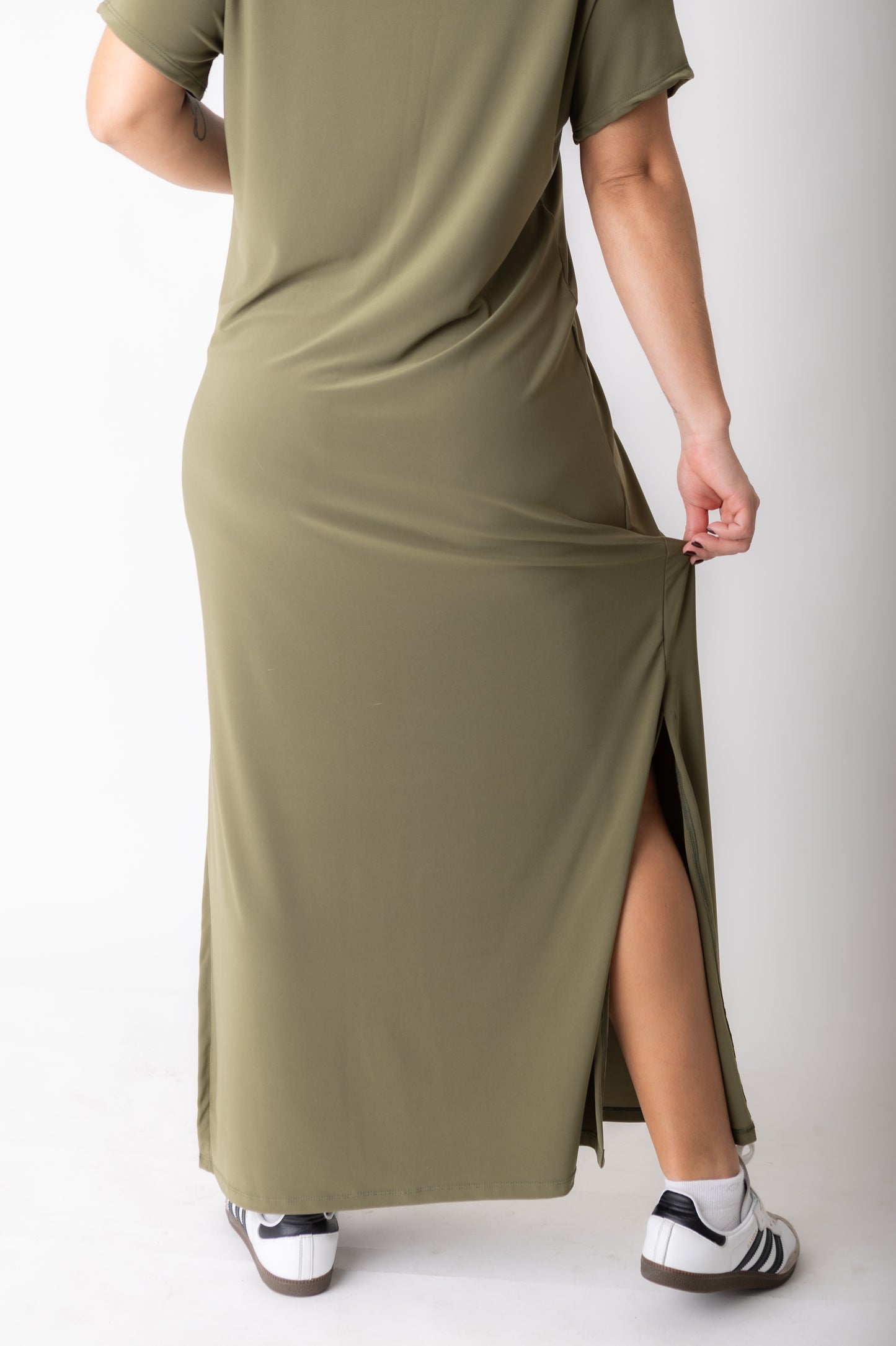 Vestido Longo Casual Feminino